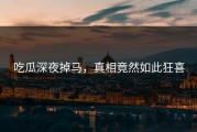 吃瓜深夜掉马，真相竟然如此狂喜